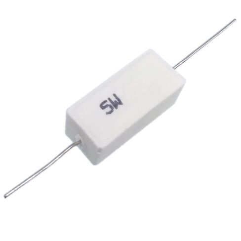 10pcs 47K ohm 47KΩJ 5 watt Axial Ceramic Cement Power Resistor 5W in Saudi Arabia