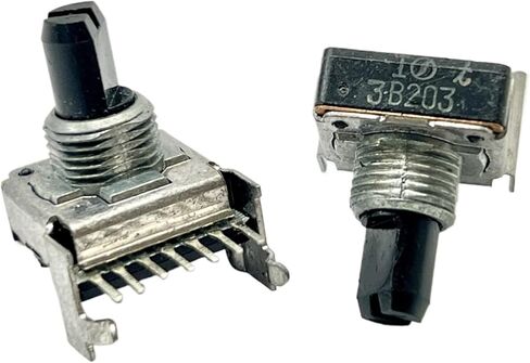 1 PCS RK14 7-pin Volume Rotary Potentiometer B203 B20K Shaft Length 13mm in Saudi Arabia
