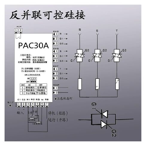 PAC30A Three-Phase Thyristor Trigger Board Multifunctional Power and Voltage Regulation in Saudi Arabia
