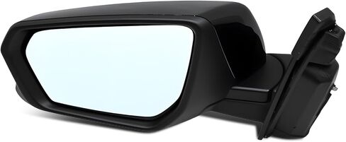 Gloss Black Passenger Side Mirror 5 Pins Compatible with 2018-2024 Equinox Terrain with Power Adjustable Manual Folding Heated GM1321560 84225383 in Saudi Arabia