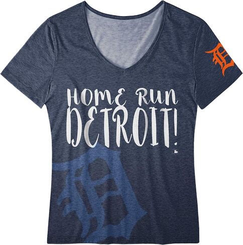 FOCO MLB Women's MLB Women's Home Run V-Neck T-Shirt in Saudi Arabia