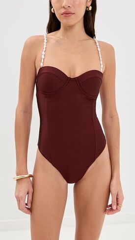 Palmacea Women's Mare One Piece Merlot in Saudi Arabia