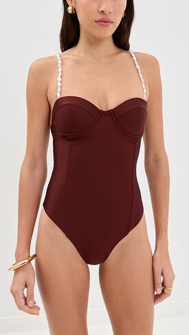 Palmacea Women's Mare One Piece Merlot in Saudi Arabia
