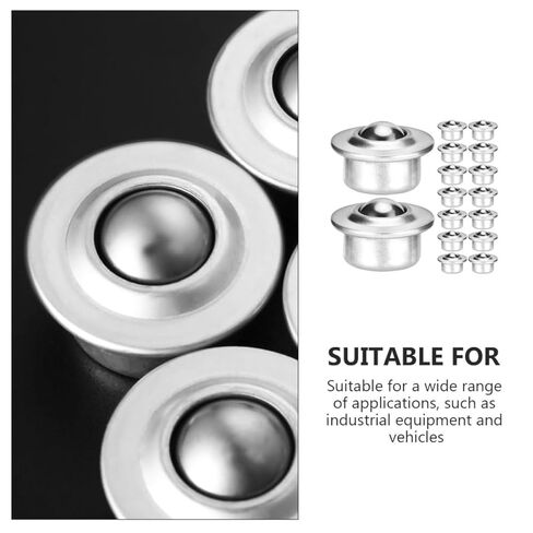 4pcs 1.8 Inch Carbon Steel Rotatable Ball Bearing Universal Swivel Ball Casters for Material Transport Roller Stand Material Handling in Saudi Arabia