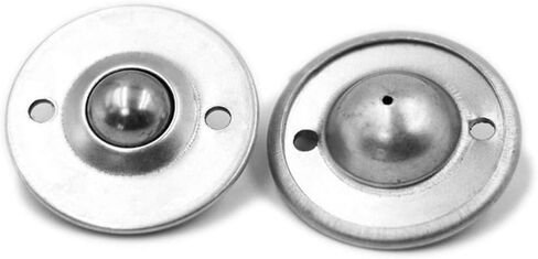Ball Casters 10pcs/lot CY-25B Hole Dia 5mm / 0.2-inch Flange Conveyor Transfer Bearing Carbon Steel Roller Ball Unit Conveyor Roller Wheels Industrial Casters in Saudi Arabia