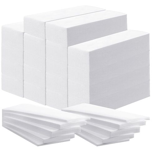 Tudomro 2000 Pcs Large Wax Strips for Hair Removal 2.8 x 7.9 Inch Non Woven Waxing Strips Body Strips for Waxing Epilating Wax Paper for Women Men Arms Legs Armpit Hair Removal, White in Saudi Arabia