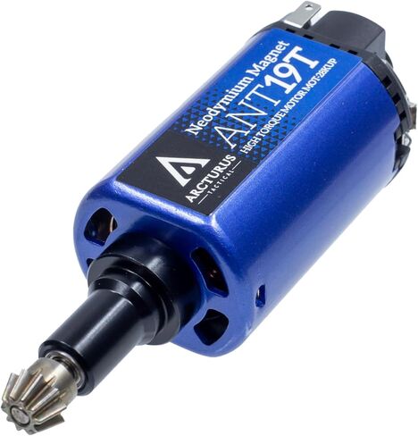 ARCTURUS TACTICAL عزم دوران عالٍ 25K / 28K نيوديميوم Airsoft AEG Motor 21T / 19T w/MIM ترس فولاذي - نوع O/طويل in Saudi Arabia