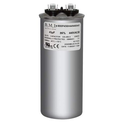 USA Made Replacement for GE Genteq Capacitor Round 45 uf MFD 440 Volt 97F9645 97F9645BX 97F9619 97F9884BX 97F9884 in Saudi Arabia