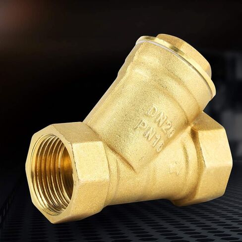 Restokki 3/4 BSPP Female Thread Y Shaped Brass Strainer Filter Valve Connector Water Oil Separation in Saudi Arabia