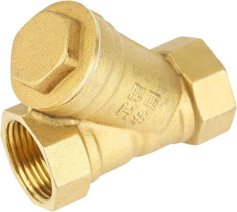Restokki 3/4 BSPP Female Thread Y Shaped Brass Strainer Filter Valve Connector Water Oil Separation in Saudi Arabia