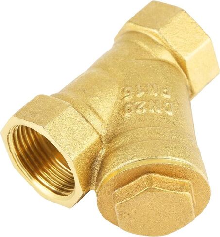 Restokki 3/4 BSPP Female Thread Y Shaped Brass Strainer Filter Valve Connector Water Oil Separation in Saudi Arabia