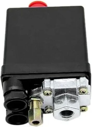 220V Heavy Duty Air Compressor Pressure Switch Control Valve Automatic Trip 90-120PSI 1/4 Port 1Pcs in Saudi Arabia
