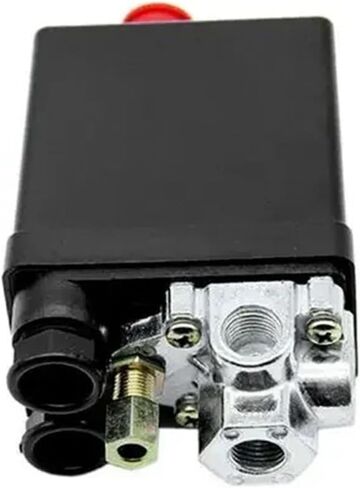 220V Heavy Duty Air Compressor Pressure Switch Control Valve Automatic Trip 90-120PSI 1/4 Port 1Pcs in Saudi Arabia