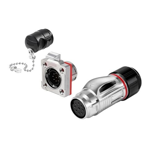 Aviation Plug BD20 Metal Straight 2-14 core Reverse Mount Solar Automation Industrial Connector(9 core) in Saudi Arabia