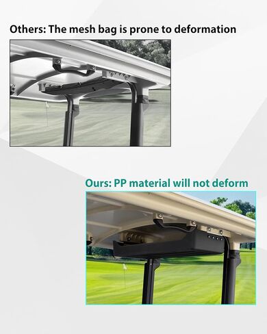SAUTVS Rear Overhead Storage Tray for Yamaha Drive2 G29 Golf Cart Accessories, Roof Rear Storage Box Ceiling Organizer Tray Compatible with Yamaha Drive2 G29 Standard Factory Golf Cart in Saudi Arabia
