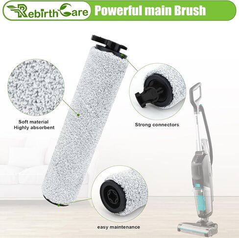 Replacement Parts for Bissell for Crosswave and for Bissell for Crosswave Pet Pro 1785A 2306A 1785 Vacuum Cleaner, 2 pack Brush Roll 1868 and 2 pack Filters 1866 in Saudi Arabia