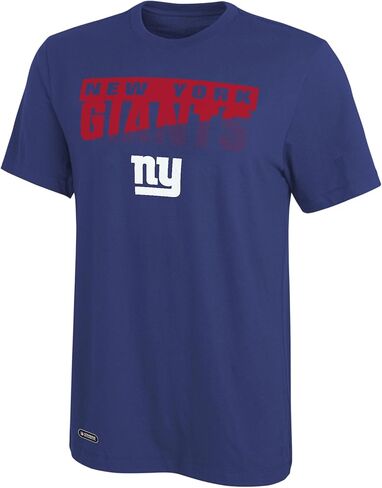 تي شيرت Outerstuff NFL للرجال خفيف الوزن بأكمام قصيرة - 100% بوليستر، تي شيرت كرة قدم مرخص رسميًا in Kuwait