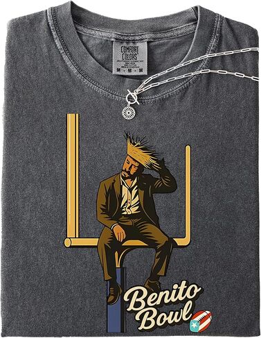 قميص لعبة Benito Bowl 2026، تي شيرت بورتوريكو لكرة القدم، قميص مشجعي كرة القدم للهدايا، قميص Benito لكرة القدم، تي شيرت عرض نصف الوقت لكرة القدم in Saudi Arabia