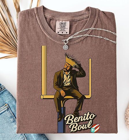 قميص لعبة Benito Bowl 2026، تي شيرت بورتوريكو لكرة القدم، قميص مشجعي كرة القدم للهدايا، قميص Benito لكرة القدم، تي شيرت عرض نصف الوقت لكرة القدم in Saudi Arabia