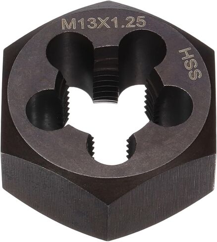 M12 x 1.5 Standard Hex Die Right Hand Metric Machine Threaded High Speed Steel for Threading Cutting Carbon Steel, Alloy Steel, Stainless Steel, Copper, Aluminum in Saudi Arabia