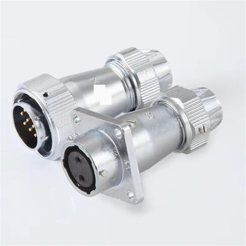 WY24 Industrial Cable Wire Connector Circular Connector 2Pin 3Pin 4Pin 9Pin 10Pin 12Pin 19Pin 1Pcs(2Pin,5Sets) in Saudi Arabia