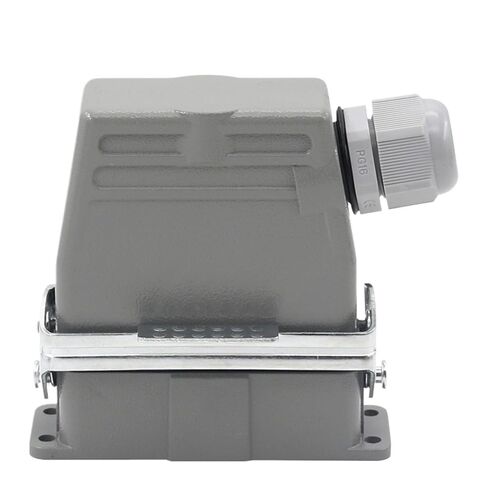 Rectangular Heavy Duty Connector HDC-HD-025 25 Core Pins Aviation Industrial Machine Tool Socket 10A 250V 1Pcs(Lateral line) in Saudi Arabia