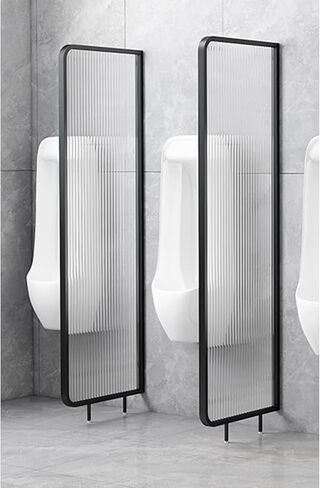 Public Restroom Urinal Partition Toilet Divider for Public Areas H140cm x W45cm Enhances Privacy Perfect for Health & Safety Compliance in Saudi Arabia