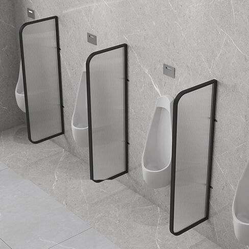 Public Restroom Urinal Partition Toilet Divider for Public Areas H140cm x W45cm Enhances Privacy Perfect for Health & Safety Compliance in Saudi Arabia