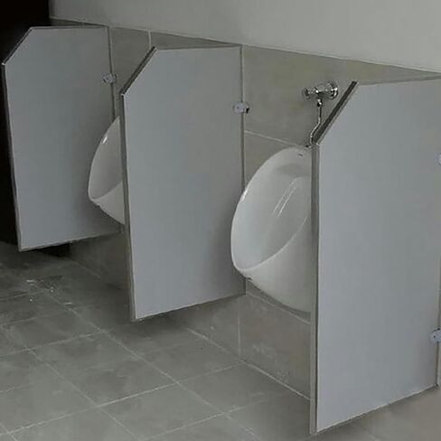 Bar Urinal partition Divider Wall Mounted,Public Toilet partition Screen,Urinal Privacy Screen Men,Wall-Mounted Screen Toilet Partition,Used in Public Toilets, Shopping malls in Saudi Arabia