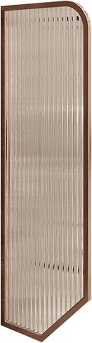 Urinal Partition, Restroom Partitions, Bathroom Partition, Bathroom Tempered Glass Screen Shower Enclosure Panels, with Stainless Steel Frame, Shopping Malls/Public Places, 120x40cm in Saudi Arabia