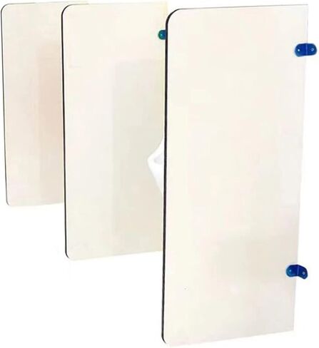 CrearClasico Public Health partition Urinal Privacy Screen, Waterproof Urinal Divider for Men's Toilet Toilet partition Board, Wall-Mounted Wooden partition Panel Board Urinal Baffle Urinal in Saudi Arabia