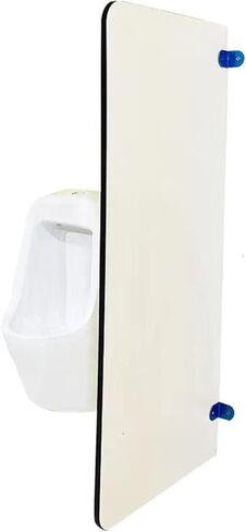 CrearClasico Public Health partition Urinal Privacy Screen, Waterproof Urinal Divider for Men's Toilet Toilet partition Board, Wall-Mounted Wooden partition Panel Board Urinal Baffle Urinal in Saudi Arabia