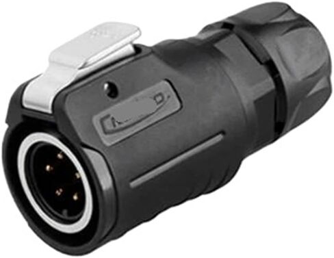 5 دبوس M16 حجم موصل الطاقة الدائرية الذكور في الهواء الطلق مقاوم للماء IP67 in Saudi Arabia