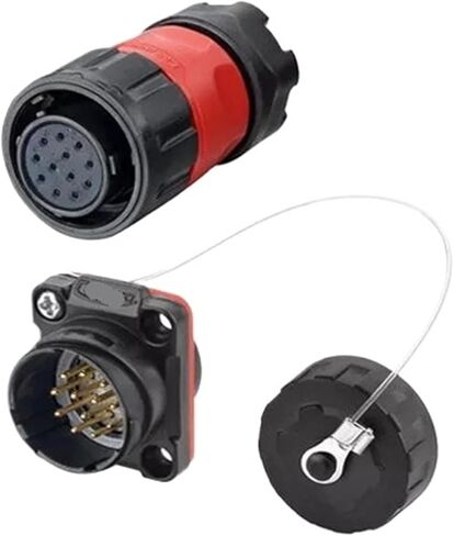 12 pin power signal connector female and male socket waterproof outdoor IP67 in Saudi Arabia
