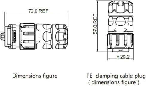 12 pin power signal connector female and male socket waterproof outdoor IP67 in Saudi Arabia
