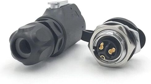 3 pin M16 size power connector male and female socket waterproof outdoor IP67 in Saudi Arabia