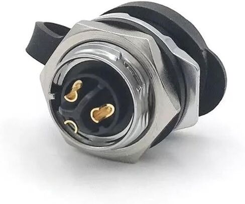 3 pin M16 size power connector male and female socket waterproof outdoor IP67 in Saudi Arabia