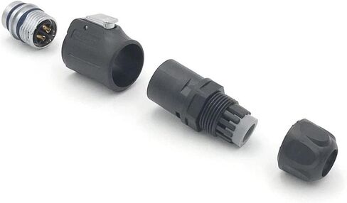4 pin M16 size power circular connector male outdoor waterproof IP67 in Saudi Arabia