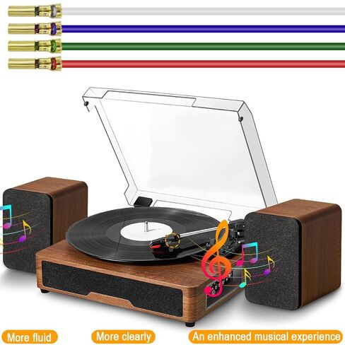 Cartridge Phono Cable,Pure Copper Head, 28AWG Leads Header Wires 39cm/15.35in Turntable Record Player Audio Wire,for Turntable Phono Headshell Accessories in Saudi Arabia