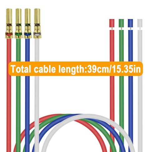Cartridge Phono Cable,Pure Copper Head, 28AWG Leads Header Wires 39cm/15.35in Turntable Record Player Audio Wire,for Turntable Phono Headshell Accessories in Saudi Arabia
