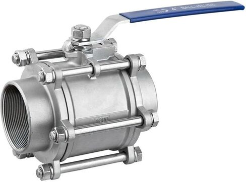4 Inch Stainless Steel Thread Three-piece Ball Valve DN100 High Temperature Balls Valves 1Pcs(SS316) in Saudi Arabia