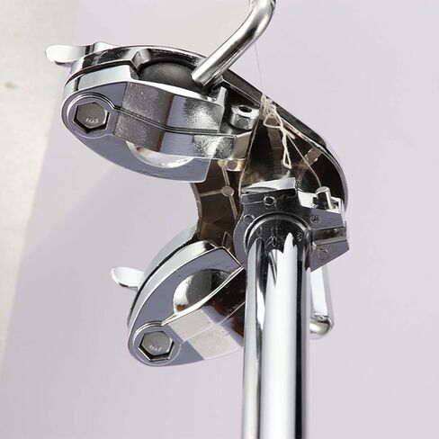 Double Tom Drum Bracket, Drum Holder Mount Stand for Tom Drum Accessory, Instrument Part in Kuwait