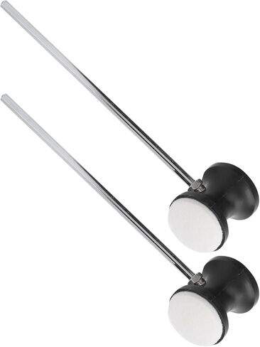 2PCS Bass Drum Pedal Beater Drum Pedal Beater Mallet, Stainless Steel Bass Mallet with Felt Head Hammer for Kick in Saudi Arabia