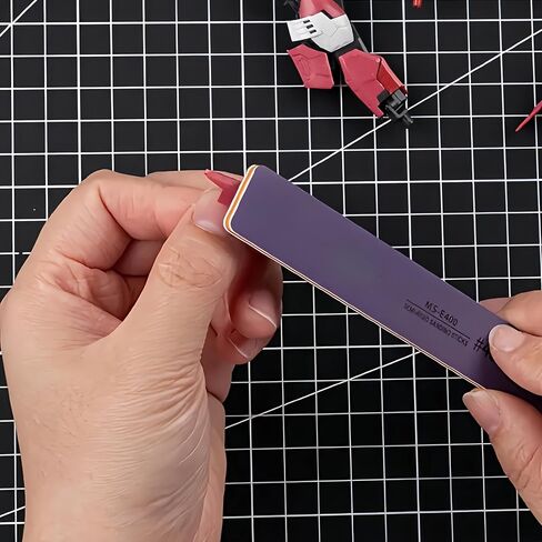 6PCS Sanding Stick Set with #400/#600/#800/#1000/#1200/#1500 Semi-Rigid Sandpaper Sticks, Wet/Dry Use, 4mm Thickness in Saudi Arabia