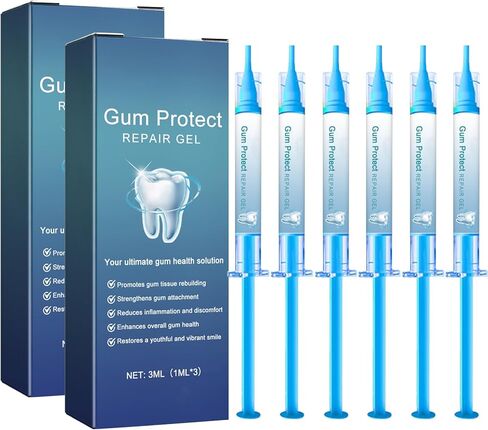 Gum Protect Dental Repair Gel,Oral Care Therapy Formula,Professional Gums Health Solution,Gum Instant Treatment Gel(2 Packs) in Saudi Arabia