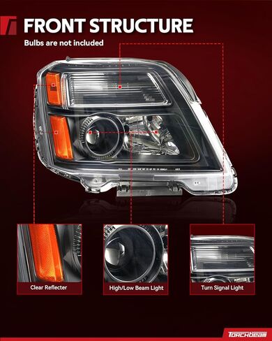 Torchbeam Fog Lights Compatible with 2005 2006 2007 Honda Odyssey OE Fog Light Assembly Replacement for Clear Lens with H8 12V 35W Halogen Bulbs, Wiring Kit & Switch in Saudi Arabia