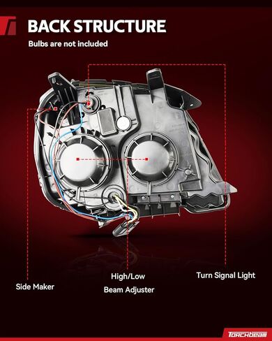 Torchbeam Fog Lights Compatible with 2005 2006 2007 Honda Odyssey OE Fog Light Assembly Replacement for Clear Lens with H8 12V 35W Halogen Bulbs, Wiring Kit & Switch in Saudi Arabia