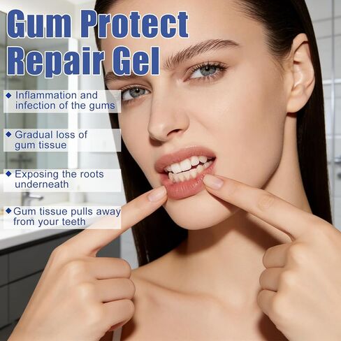 Gum Protect Dental Repair Gel,Oral Care Therapy Formula,Professional Gums Health Solution,Gum Instant Treatment Gel(2 Packs) in Saudi Arabia