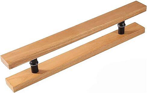 Heavy-Duty Commercial Door Pull Handles Solid Wood Door Handle Double-Sided Glass Door Handle Sliding Barn Door Armrest Door Pulls Back to Back H-Shaped Door Handle/Hole Distance 250Mm in Saudi Arabia