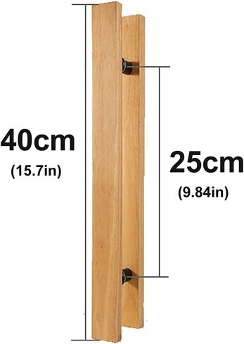 Heavy-Duty Commercial Door Pull Handles Solid Wood Door Handle Double-Sided Glass Door Handle Sliding Barn Door Armrest Door Pulls Back to Back H-Shaped Door Handle/Hole Distance 250Mm in Saudi Arabia